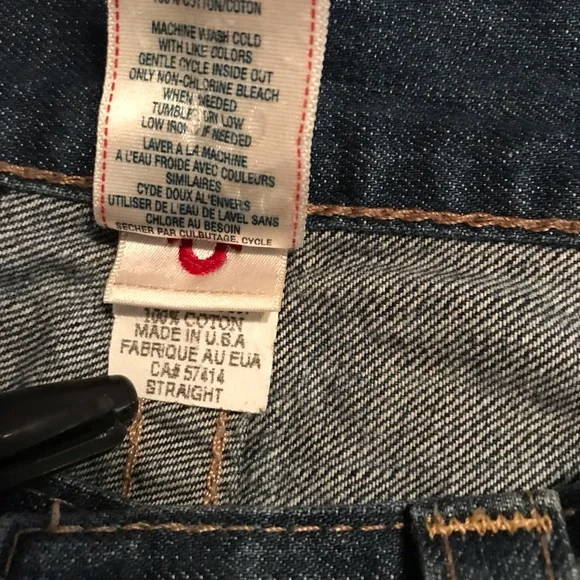 True Religion Men's Blue Jeans